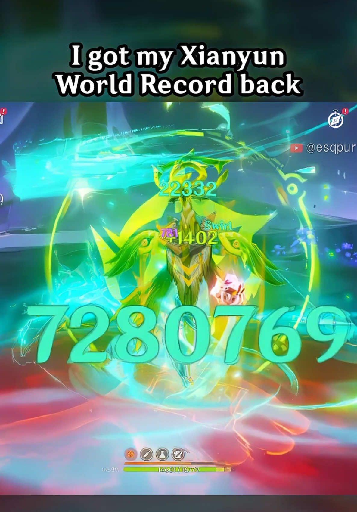I GOT MY XIANYUN WORLD RECORD BACK #GenshinImpact #hoyocreators #genshinedit #genshinclip #Xianyun @Agnozia 