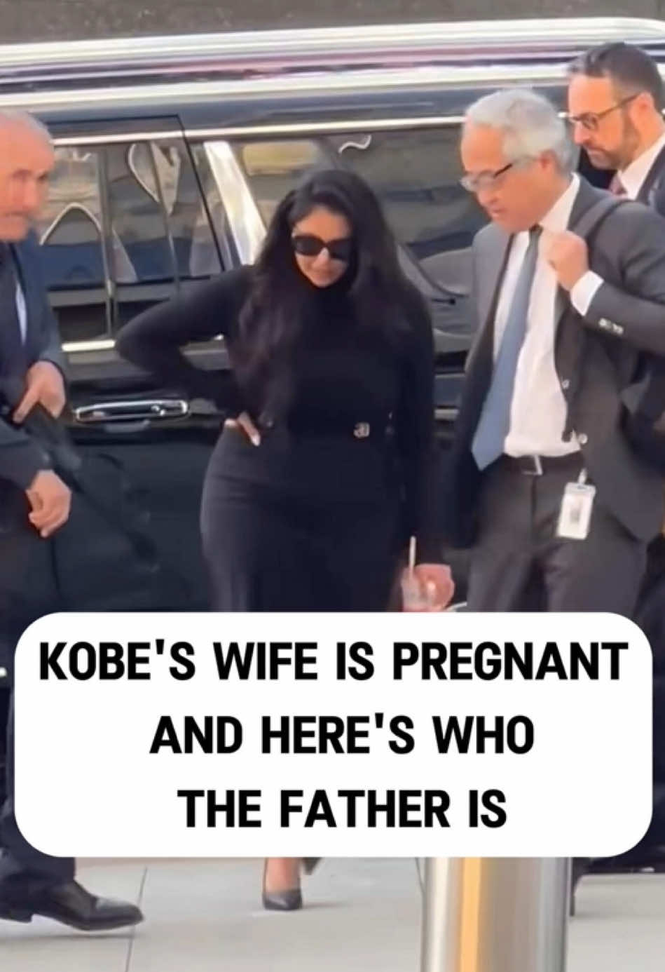 Kobe’s wife is pregnant and here’s who the father is #kobebryant #vanessabryant #celebritynews #usa🇺🇸 #fyp 