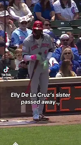 He did it for his sister! Via @mlbfox #greaterthanthegame25 #Reds #CincinnatiReds #RedsCountry #RedsBaseball # BigRedMachine #GoReds #RedsNation #RedsFans