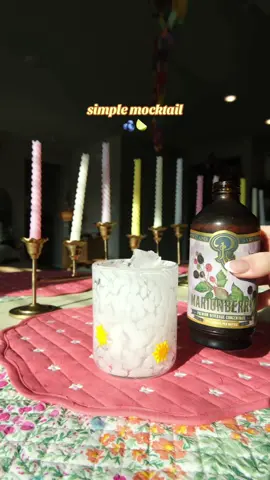Tried another syrup from @Portland Syrups this one is like an herb-y earthy berry and it’s delicious! Paired it with club soda and a squeeze of lime!🍋‍🟩 #mocktail #mocktails #mocktailrecipe #mocktailideas #summermocktail 