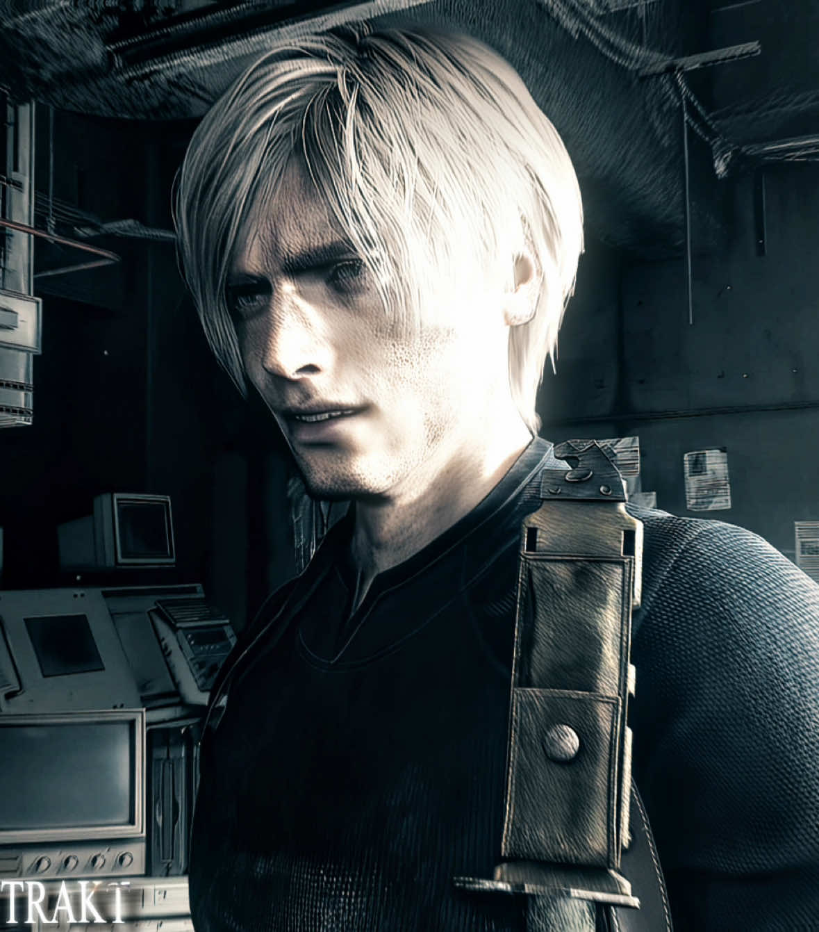 His hair looks so blonde in this ||scp-@vidarorcus|| #residentevil #leonkennedy #residentevil4 #residentevil4remake #fyp #trendingvideo #leonkennedyedit #residenteviledit #residentevil4edit #leonkennedyre4 