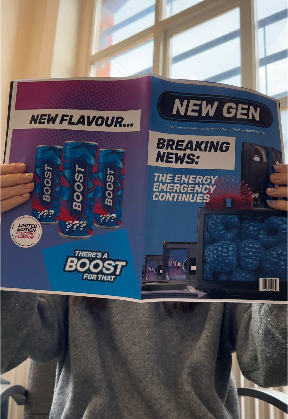 BREAKING NEWS 🚨 There’s a new flavour in town… Can you guess what it is yet? #theresaboostforthat #boostenergy 