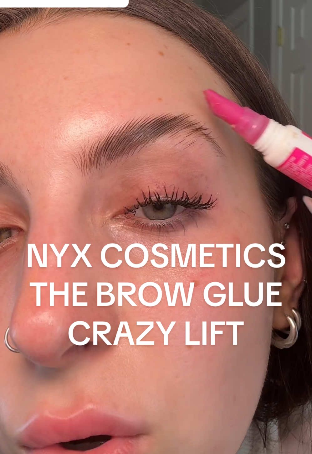 Replying to @jessiee.luvvxx 🦋 the easiest budget friendly way to tame your brows for all day hold!!  ✨ built in applicator sculpts the brow hairs ✨ up to $24 hold!! LOVING this!! @NYX Professional Makeup  #nyxcosmeticspartner #nyxcosmetics #nyxbrowglue #browgluecrazylift #browglue #browgel #laminatedbrows #browlamination #beautydeals  #tiktokshoprestock #ttsbeautybesties #tiktokshopcreatorpicks