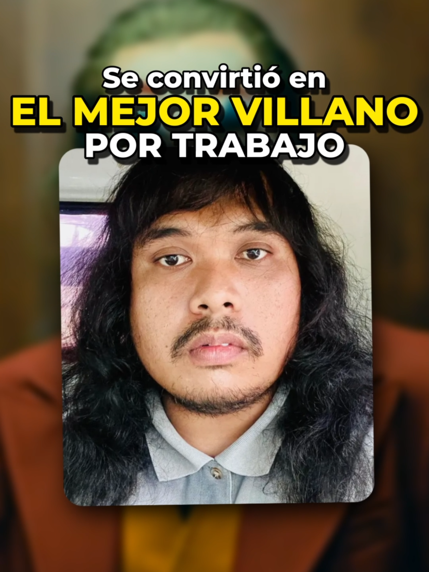 Se convirtió en Villano por trabajo