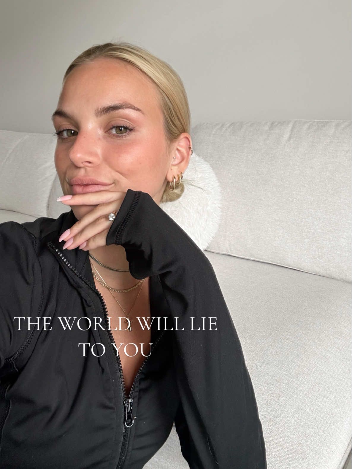 The world will lie, the truth lies in what Jesus tells us.