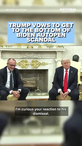President Trump is vowing to get answers to questions over former President Biden’s mental state and the use of autopen under his administration, saying, “I could give you the name of some of the people that used the autopen.”   #trump #biden #mentalhealth #autopen #scandal #bidenadministration