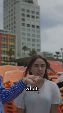 Tel aviv beach goers opinion on Iran and USA