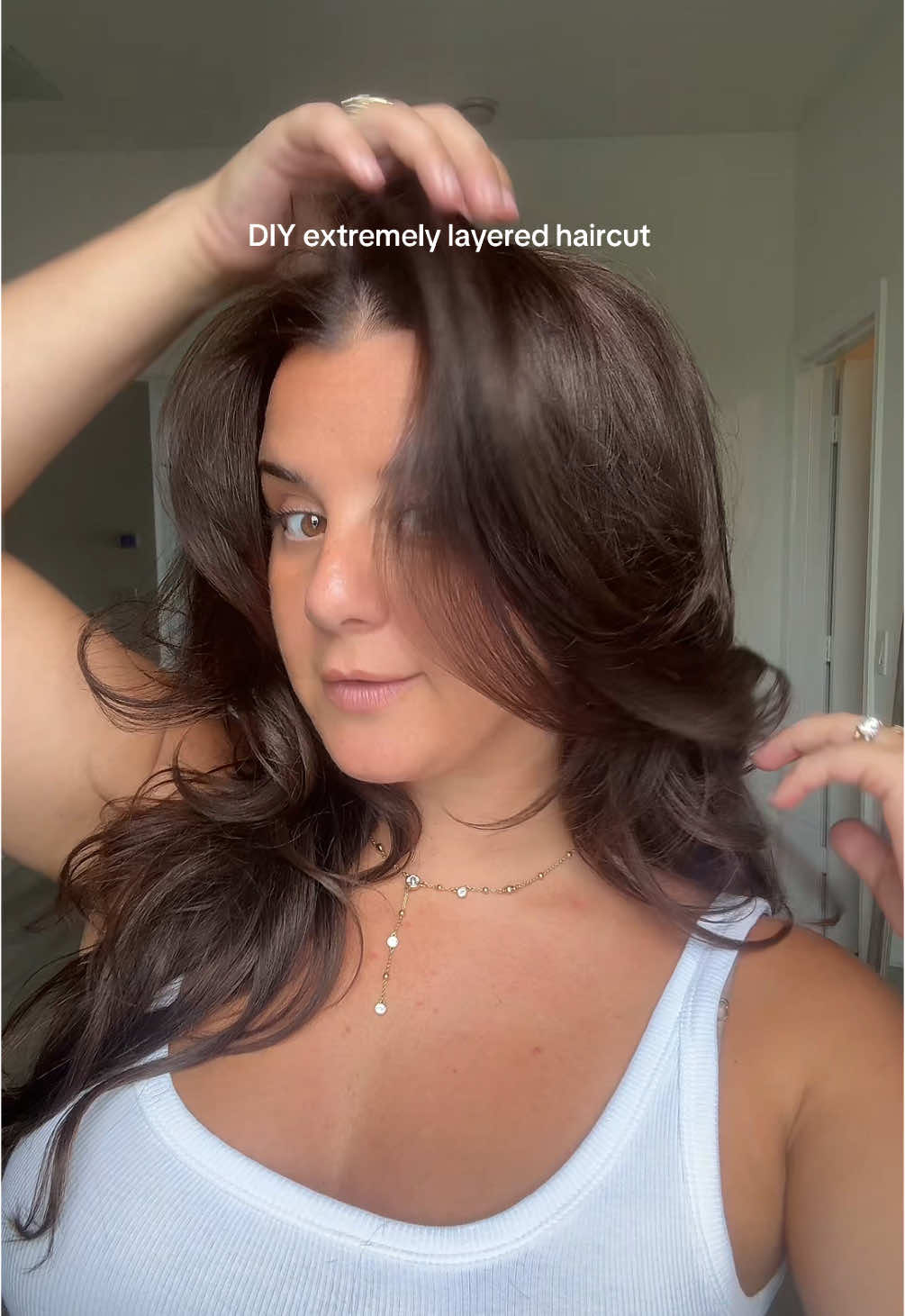 Not the butterfly hair cut it’s alot easier #hairtok #layeredhaircut 