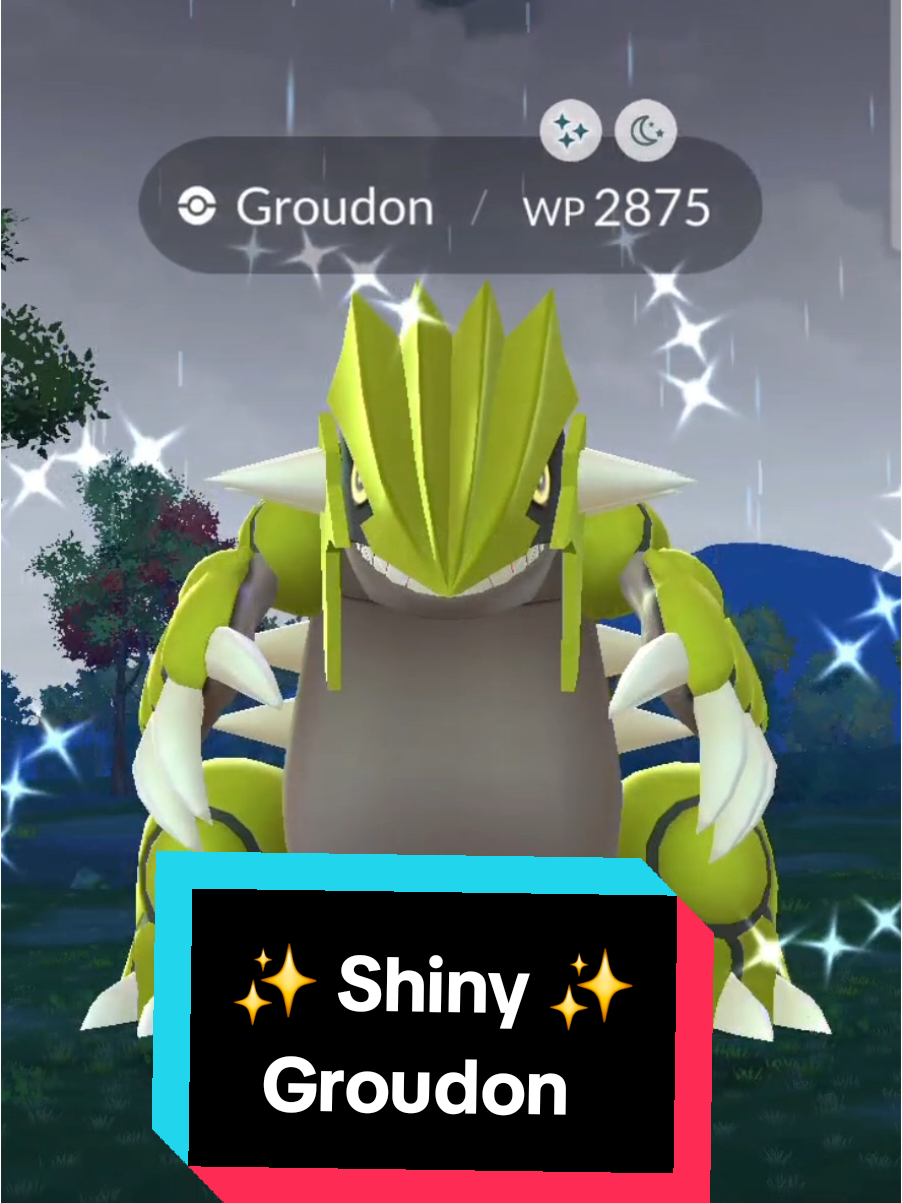 Shiny Groudon Nach 12 Raids ✨️🤩 #pokemongo #pokemontiktok #shinypokemon #pokemoncards #shiny #fypシ゚viral #fyp 