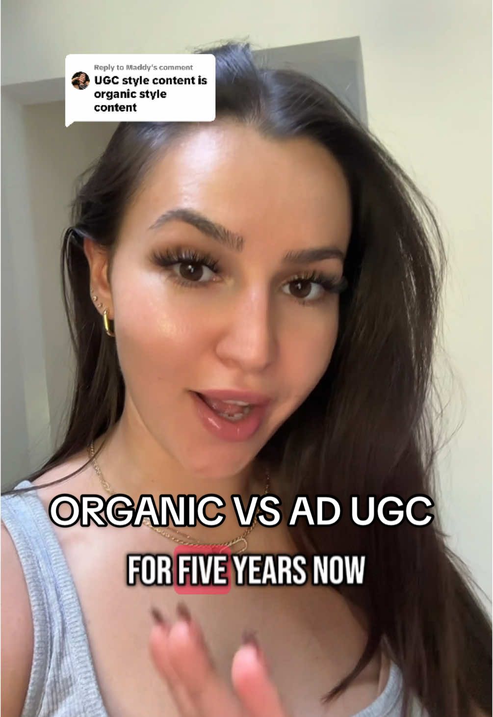 Replying to @Maddy speaking out of experience, a majority of UGC videos are run as ads. The ones that many people are deem to be very 