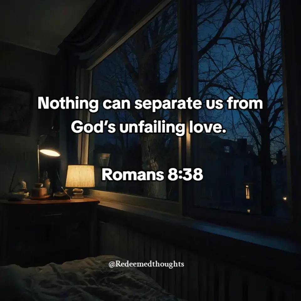 For I am convinced that neither death nor life, neither angels nor demons, neither the present nor the future, nor any powers, neither height nor depth, nor anything else in all creation, will be able to separate us from the love of God that is in Christ Jesus our Lord. #christiantok #christianity #Amen #foryoupagе 