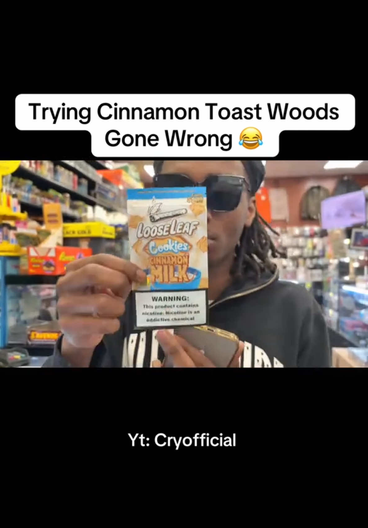Trying Cinnamon Toast Wood Gone Wrong 😂New Video Out Now Link In Bio (Yt:Cryofficial ) ❤️ #viral #reels #youtube #xyzbca #trending #vlogs #viralvideo #funny #cryofficial 