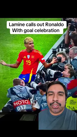 Lamine just won the ballon d’Or and call out Cristiano Ronaldo with celebration pose. ##fifaworldcup##soccertiktok##Soccer##futbol##futbol⚽️##footballtiktok##fypシ##fyp##worldcup##fifa##ronaldo##cr7cristianoronaldo##spain##lamineyamal##yamal