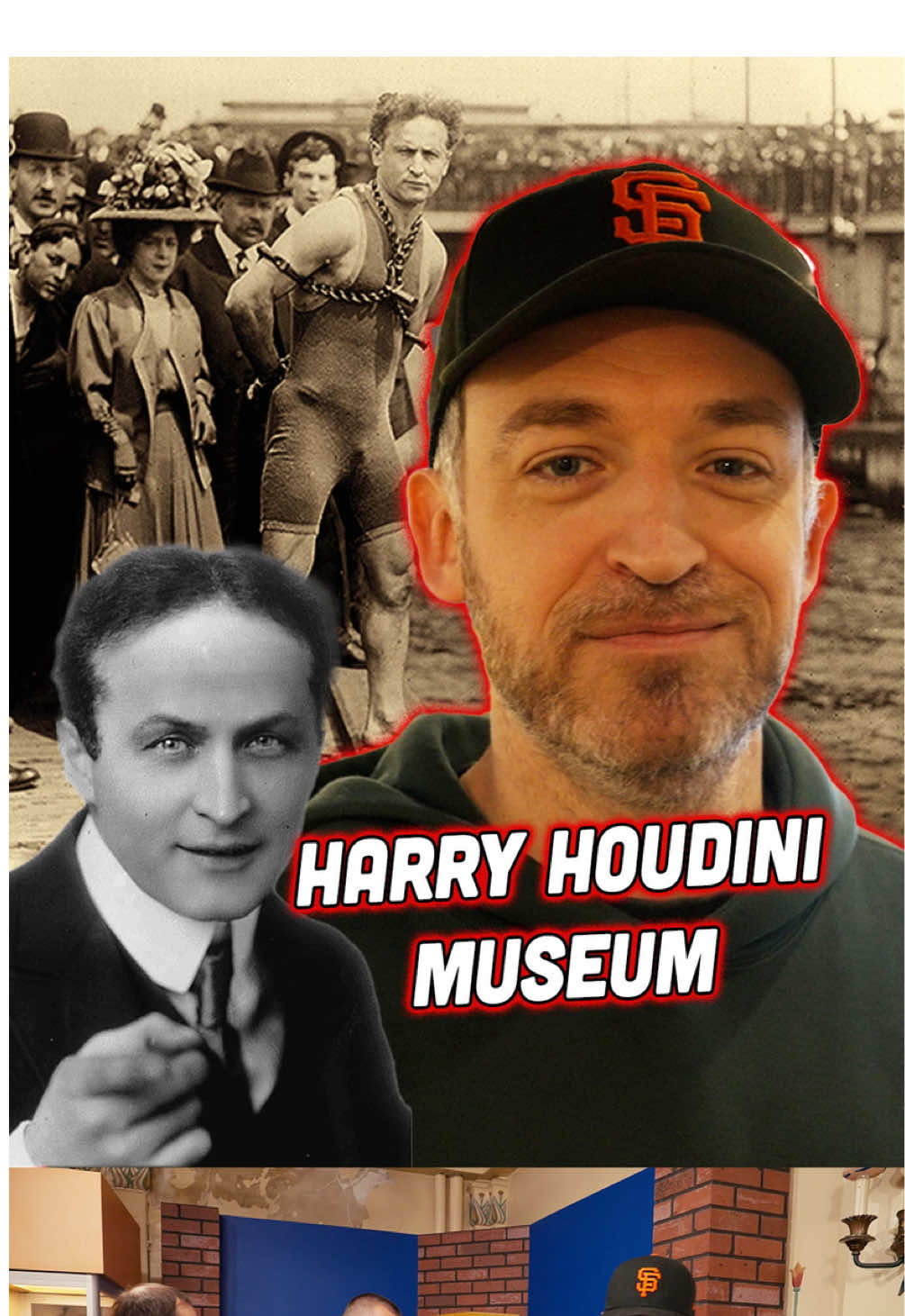 Harry Houdini Museum - Full video on YouTube #houdini #magic #comedian #travel 