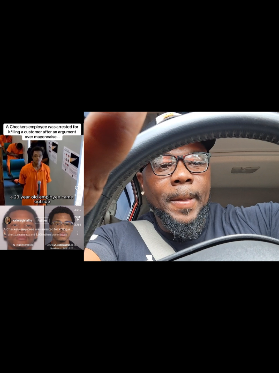 Live life everyday like it's your lastA #Checkers #employee was arrested for k*lling a customer after an argument over #floridaboy #floridaman    mayonnaise... #Florida he ordered his food #foreducationalpurposeonly 