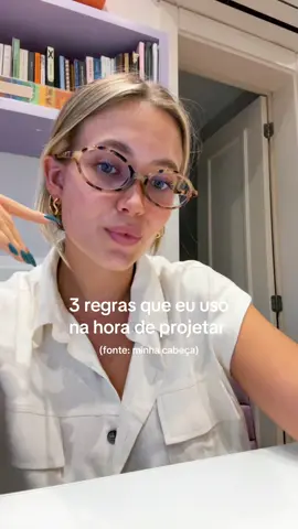 Comenta quais regras (aleatórias) você acha que tem só na sua cabeça na hora de projetar 🫡 #fyp #arquiteturadeinteriores #arquiteta #arquitetura #designdeinteriores 