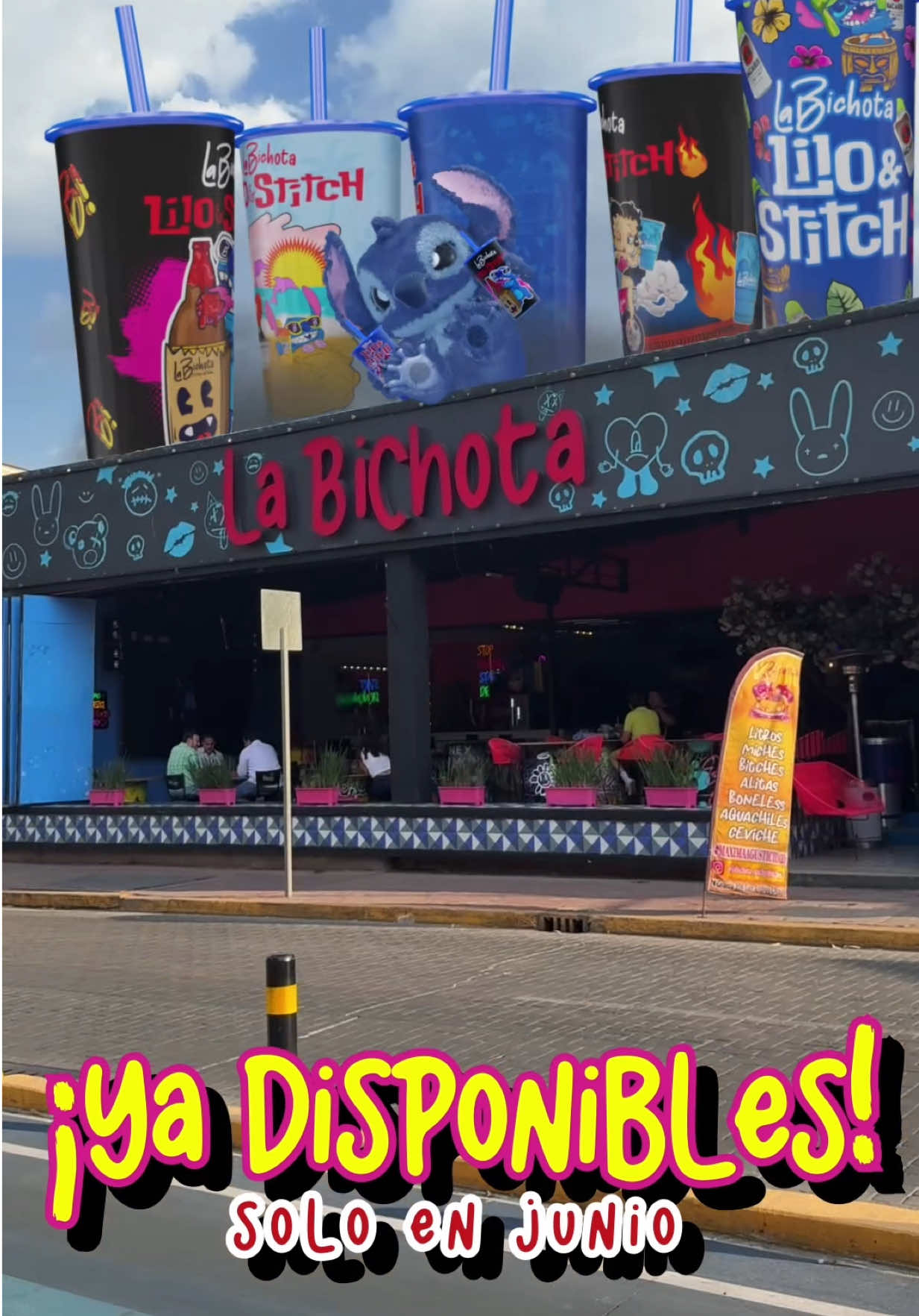 ¿Ya tienes el tuyo? Disponibles solo el mes de Junio en nuestra sucursal 🥵🔥 14 ORIENTE 809 SAN ANDRES CHOLULA Martes a Domingo de 1pm a 2am🕣. . . #bichotacholula #labichotapuebla #cholulapueblomagico #michespuebla #cholulapuebla #bichotapuebla #stitch #liloandstitch #liloystich #pueblamexico #flypシ 