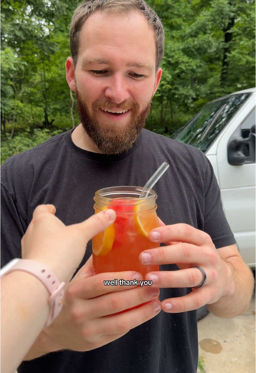 Replying to @hunter h you know I always record the reactions😏 #husband #husbandandwife #lemonade #marriedlife #marriedcouple #wifelife #husbandreacts @Cole Coleman 