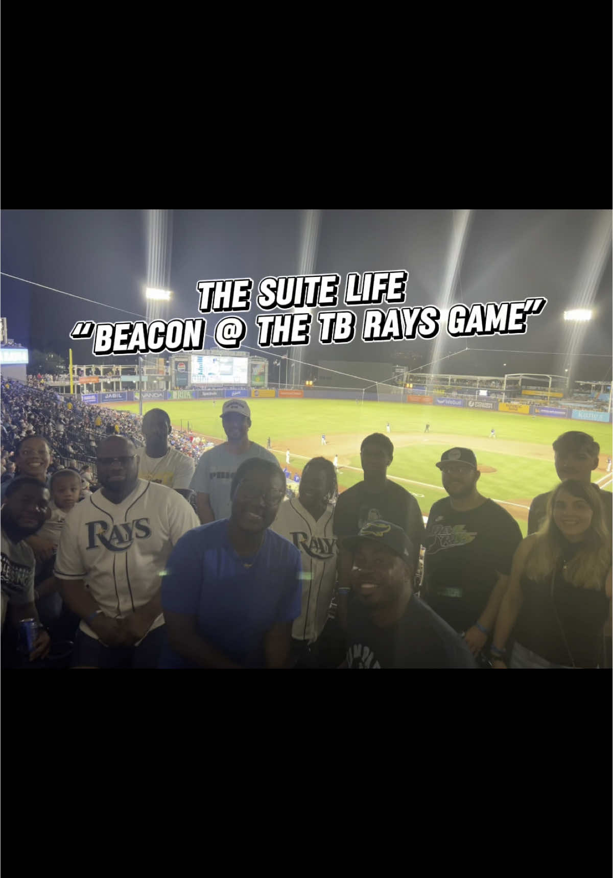 The Beacon BRG pulled up to the Rays game like it’s a family reunion.  🔥⚾ Big vibes, loud laughs, and memorable moments.😎 #BeaconBRG #RaysUp #SquadGoals #TampaVibes #FamilyFirst #TBRays  @TAMPA BAY RAYS 