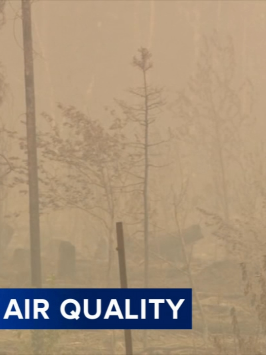 The Chicago area is under an air quality alert until Friday night due to the Canadian wildfire smoke. #news #chicago #chicagonews #airquality