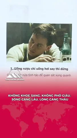 Không khoe khoang, không phô giao. Sống càng lâu, lòng càng thấu. #tienphongbooks #dacnhantam #sachhay #kheoannoisecoduoccathienha