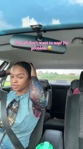 Them car rides got melatonin in em for sure.. even I got sleepy 🥲 #mommath #naptime #relatable 