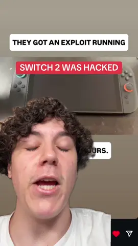 The switch 2 has already been hacked #nintendoswitch2 #switch2 #pc #Tech #Techtok #fyp #dyllie #greenscreen 