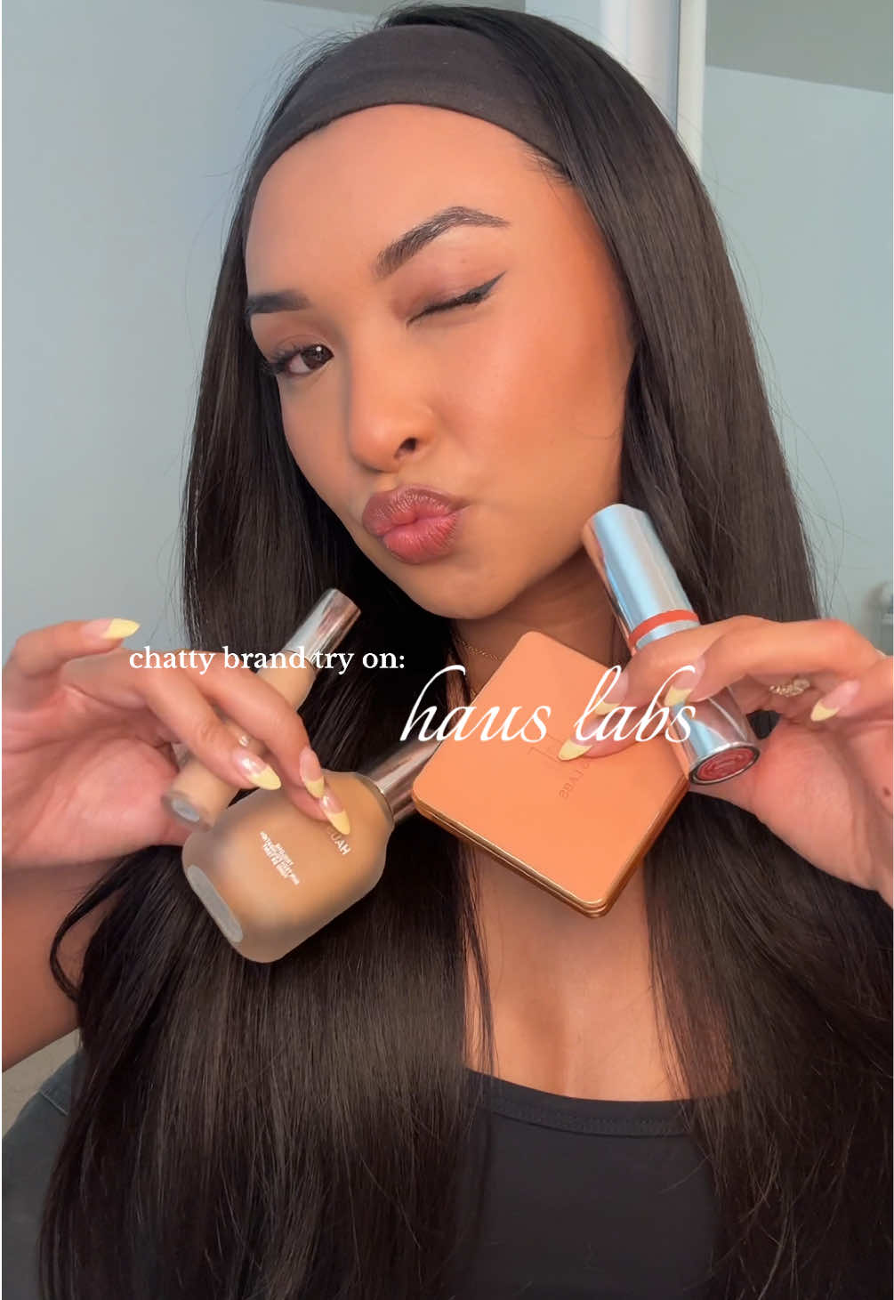 Replying to @_bibliophiliac_ sharing my @Haus Labs by Lady Gaga foundation shade while also trying out new products i haven’t tried 🤎 #hauslabsfoundation #hauslabs #shadetwin #shadetwins #mediumtan #filipina #tryon #makeupreview #tryonhaul #makeuphaul #jenikkafn 