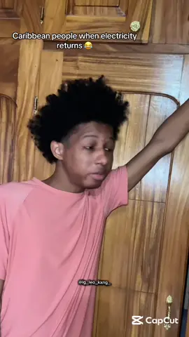 Caribbean people when electricity returns 😂 @SUPREME🎈 