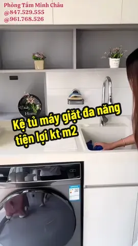 Kệ máy giặt hiện đại #phongtamminhchau #phongtamcaocap #thietkephongtam #mauphongtamdep #tuchaudathachanh #tuchaudavitinhthe #combophongtam #tuchaucaocap #tuchauphongtam #kemaygiat #kemaygiattay 