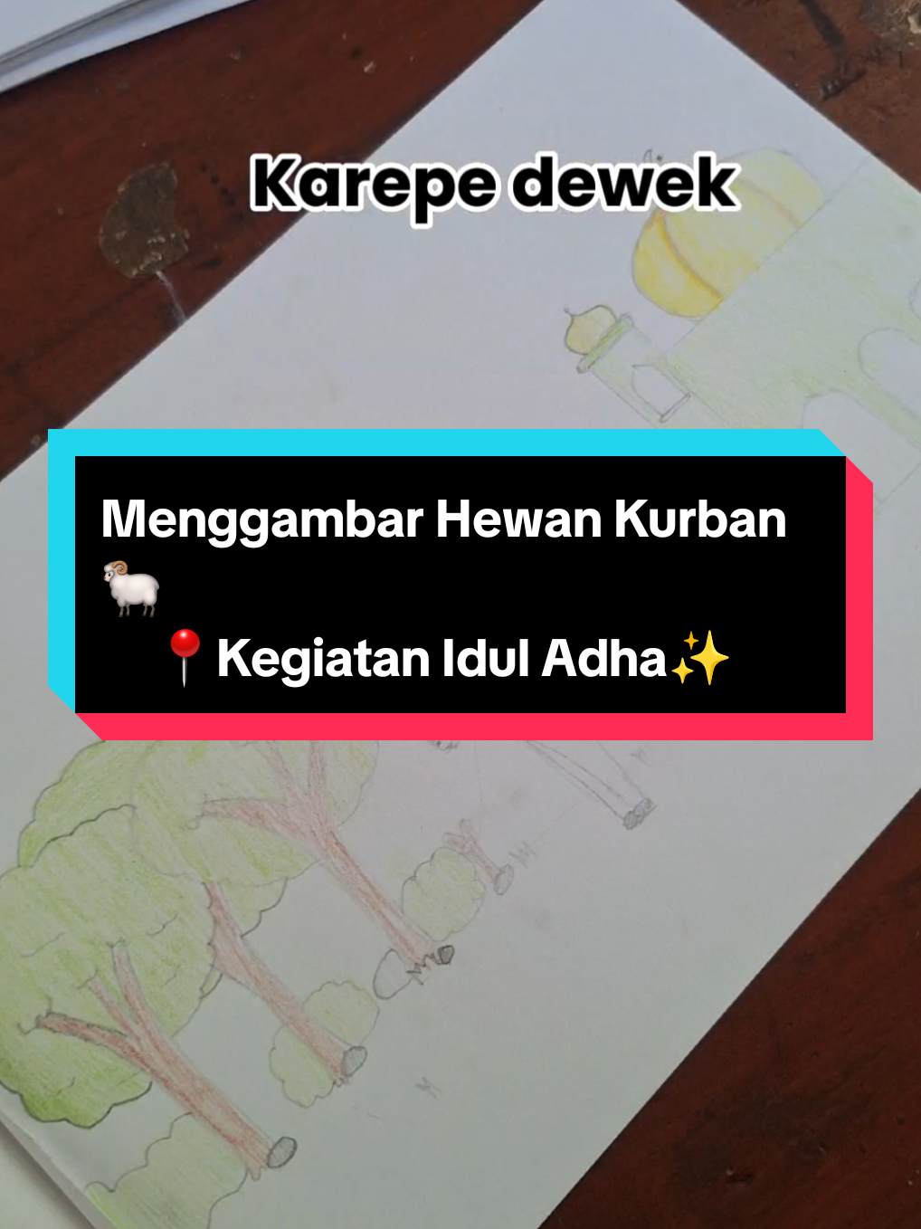 Ide Kegiatan Idul Adha🐏🐄 sekaligus anak membuat teks prosedur Bahasa Indonesia Kelas 2 dan Seni Budaya✨️😍 #idea #pembelajaran #kelas2 #iduladha #iedadha #sapi #gambar #bahasaindonesia #senibudaya #fyp #inspirasi #sd #video #lucu 