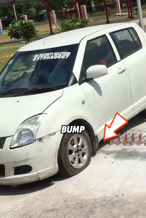 Anti-reverse one-way speed bump #fyp #knowledge #tiktok #foryou #speedbump #prevent #retrograde 