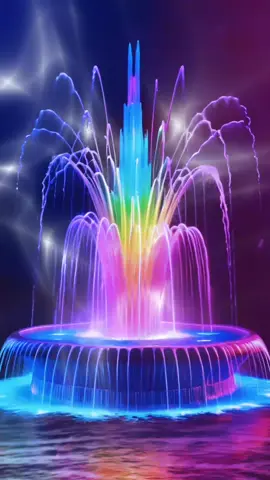 #Colorful waterfall 