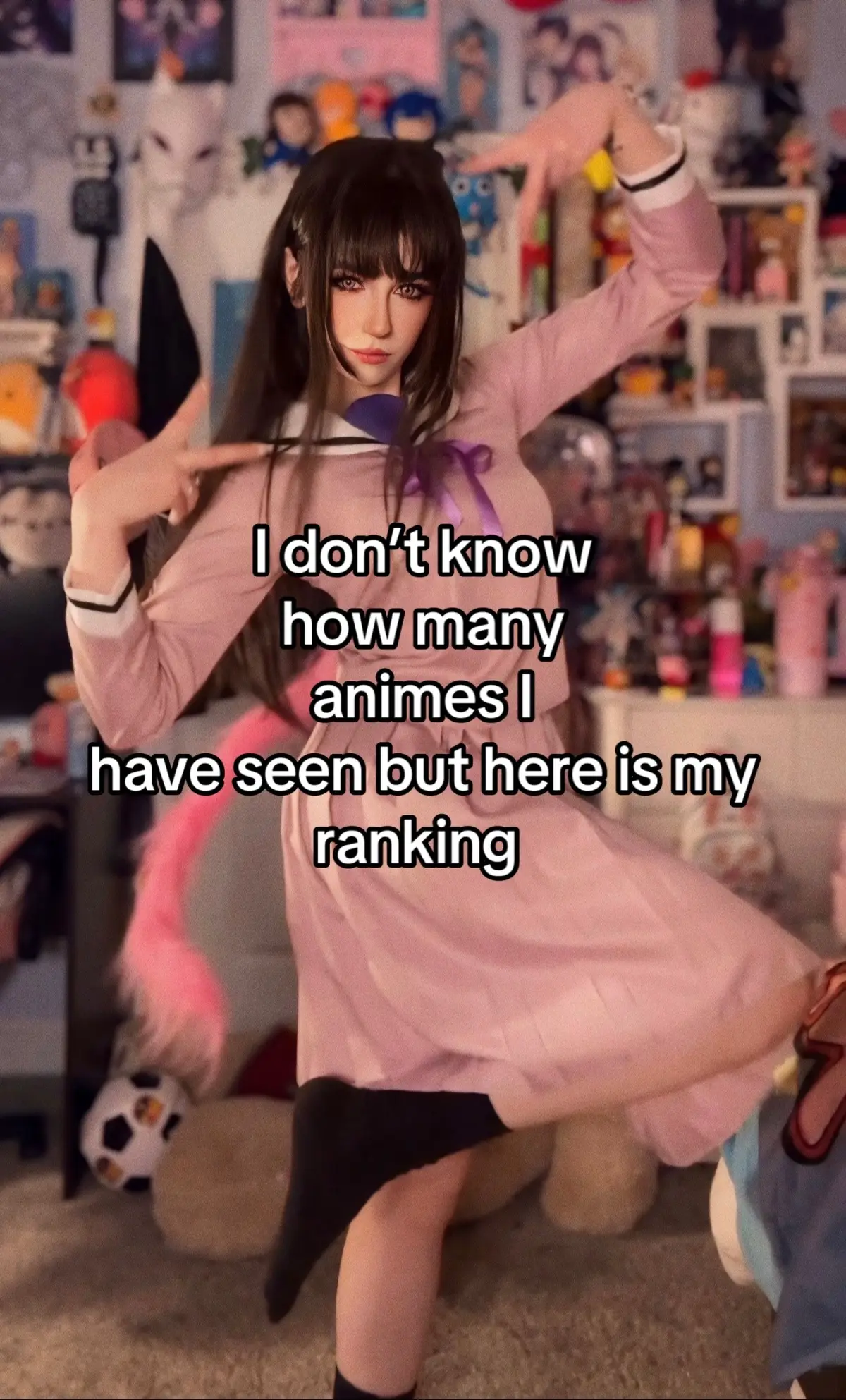 I love seeing everyone’s ranking and getting new recommendations. These are my personal favorites! Also I had a ton than I wanted to put on but I couldn’t. Should I do a top 100 ranking? 🤔 #anime #animeranking #rank #cooking #cosplayer