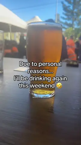 Due to personal reasons… #drinking #cheers #weekend #beer #letsgo #drinktok #beertok #fyppppppppppppppppppppppp 