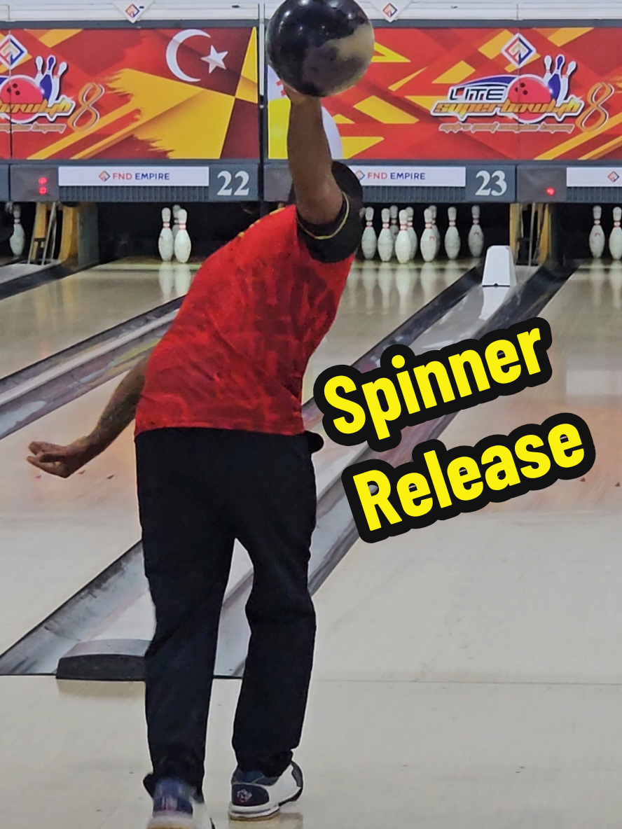 Spinner Style Release #bowlingrelease #bowlingtiktok #spinnerbowling