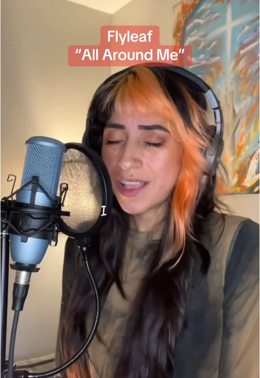 Ok but the verse is sooo good! “All Around Me” @FLYLEAF  #christianrock #fyp #christianmusic #butgod #flyleaf #allaroundme #lipsync #emorock #hands 
