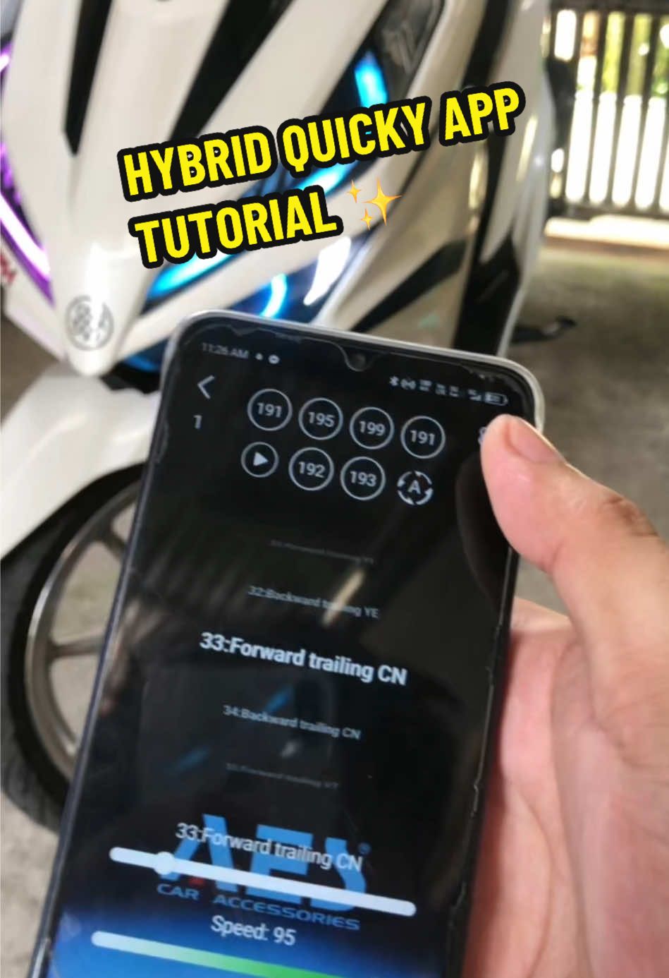 MABILISANG QUICKY APP TUTORIAL PARA SA HYBRID AES BILED PROJECTOR SETUP 🤗 GAMIT ANG LED SMART APP #variomodifikasi #indoconcept🇮🇩 #aes #5d #fullrgb #hybrid #mototutorial #motoeducation #fyppppppppppppppppppppppp 