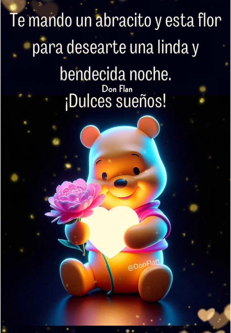 Dulces sueños 💤 #paratii #buenasnoches #winniethepooh #donflan 