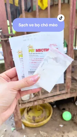 Trả lời @Nguyệt Tạp Hóa thuốc bột trộn thức ăn trị sạch ve rận bọ chét chó mèo #taphoanhacomkem #thuoctrivecho #trivechomeo #chó #mèo 