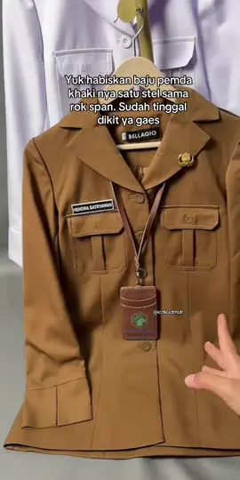 Baju pemda khaki super recommended #tiktoklive #livehighlights #fyp #viral #bajupemda #bajupemdakhaki #bajupdhkhaki #bajukhaki #bellagio 