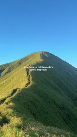 Alhamdulillah cuaca full cerah di #Bukitanakdara 🥹 . #anakdaramountain #anakdara 