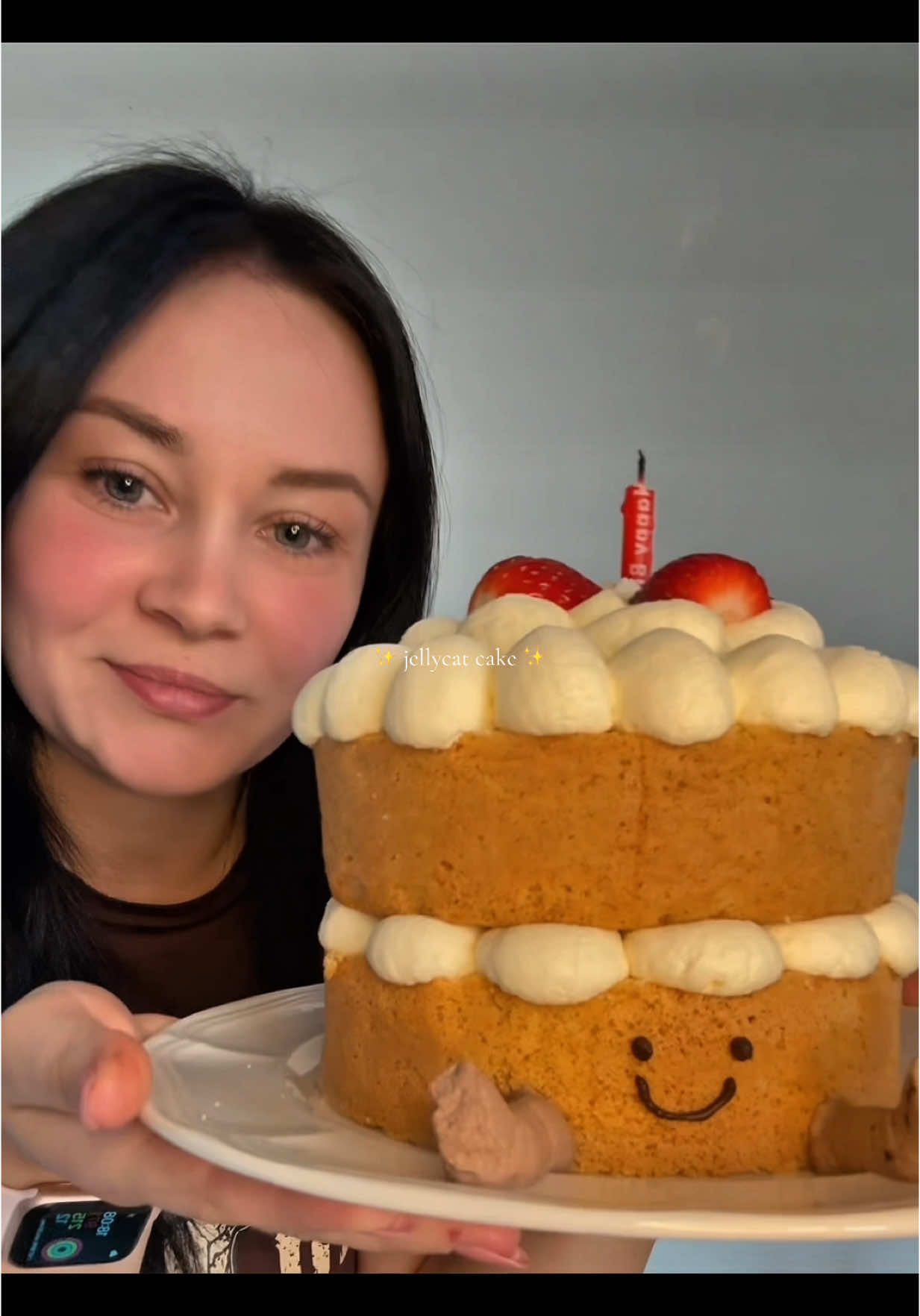 Let’s make a Cutie JellyCatCake 🎂 #jellycat #jellycatcake #cake #cakedecorating #Recipe #baking #bakingrecipe #baketok #cutecake #strawberries #bakerylife #hobbybaker #foryouu #fyp #viralrecipe #viralcake 