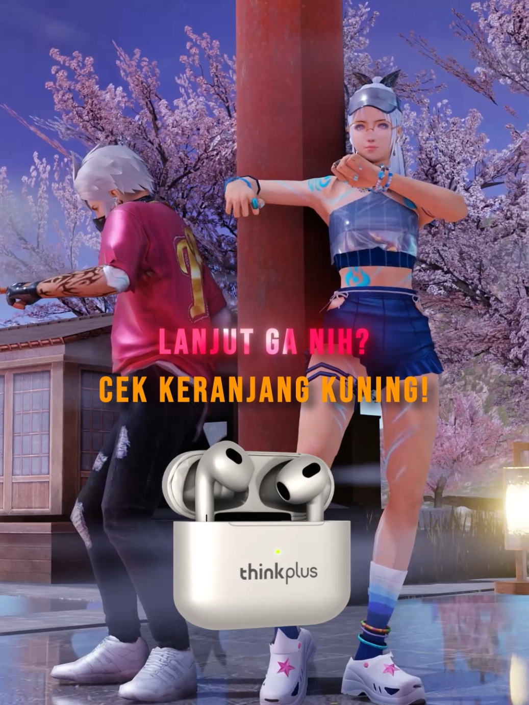 Gaskeun TWS wirelessnya enak dong #freefire_lover #freefire #swag131 #3dff #freefireindonesia #earbudswireless #thinkpluslenovo 