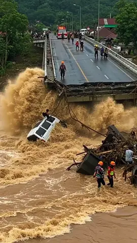 Flashflood #tiktoknews #mountain #destruction #tik_tok #tiktok #fyp #collapse #disasters #ai #survived #flash #flood 