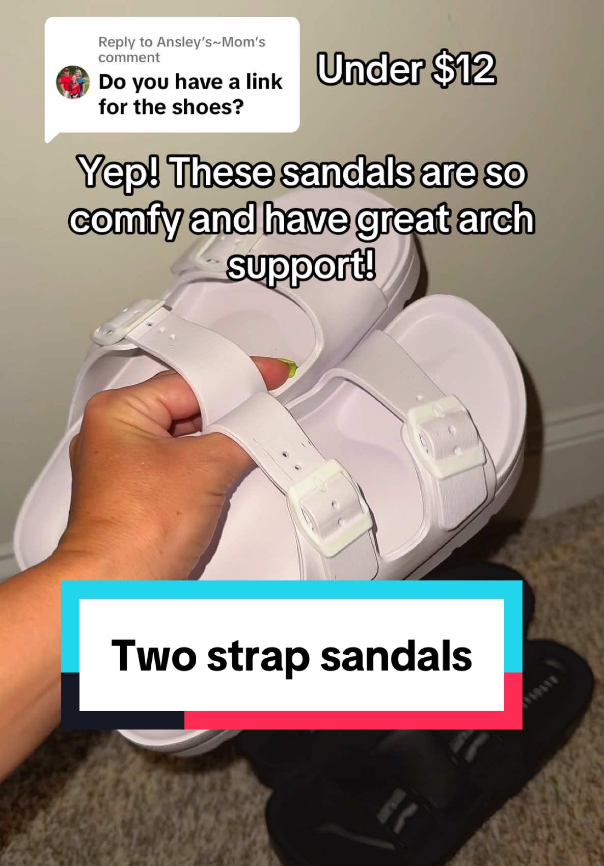 Replying to @Ansley’s~Mom #sandals #twostrapsandals #fashiontrends #DoMoreInAYear 