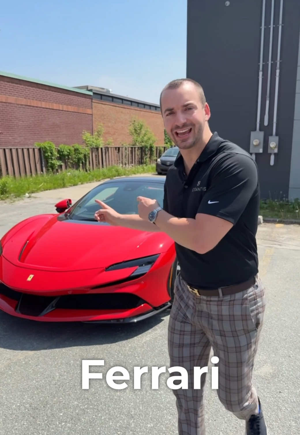 Choisir entre un Mercedes G63 ou une Ferrari SF 90 Spider #sachadesantis #quebec ###