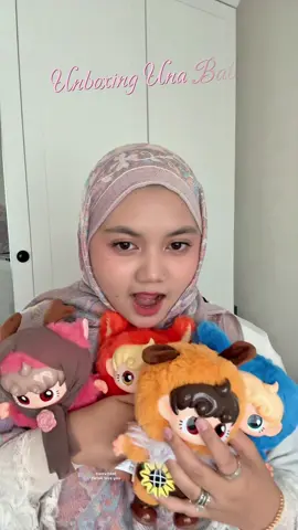 jumm teman i unboxing una baby! 🥹🤏🏻💗 #unababy #blindbox #keychain 