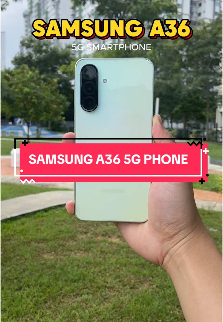 Samsung Galaxy A36 5G Adroid Smartphone. Slimmer design with a stylish twist. #samsung #samsunggalaxy #a36 #android #smartphone #5g #ai #waterproof