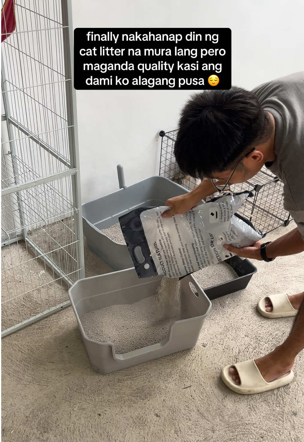 hindi tinipid sa quality kahit na mura lang #catlitter #bentonitecatlitter #littersand #cats #affordablecatlitter 